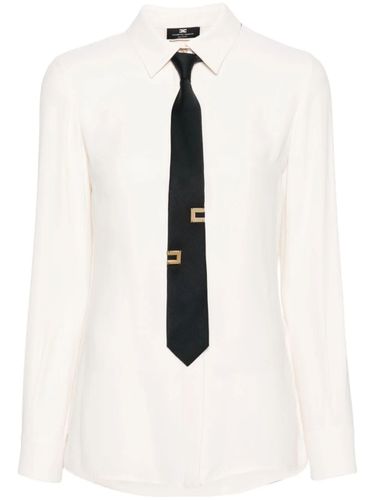 Elisabetta Franchi Shirt With Tie - Elisabetta Franchi - Modalova