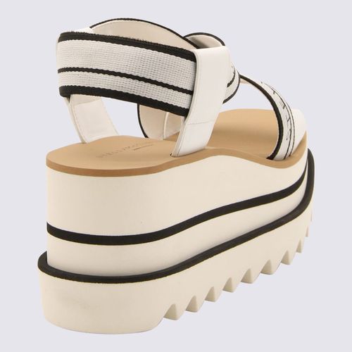 White And Black Sneak-elyse Sandals - Stella McCartney - Modalova