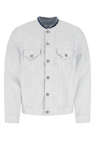 Maison Margiela White Denim Jacket - Maison Margiela - Modalova