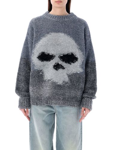 ERL Glitter Skull Intarsia Sweater - ERL - Modalova