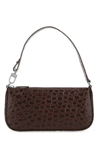 Chocolate Leather Shoulder Bag - BY FAR - Modalova