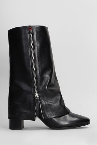 Baron High Heels Boots In Leather - Halmanera - Modalova