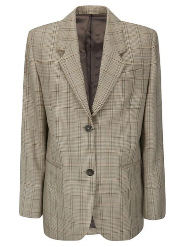 Windowpane Check Suit Jacket - Totême - Modalova