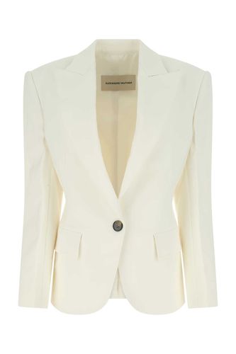 Ivory Stretch Viscose Blend Blazer - Alexandre Vauthier - Modalova