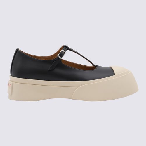 Marni Black Leather Sneakers - Marni - Modalova