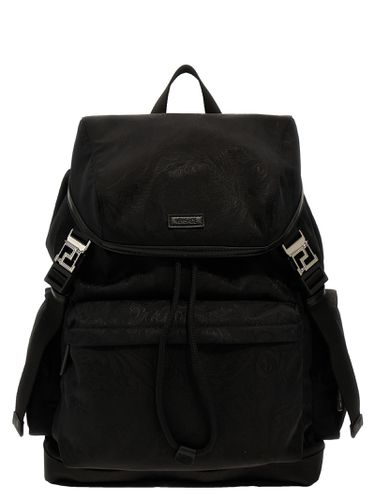 Versace neo Nylon Jacquard Backpack - Versace - Modalova