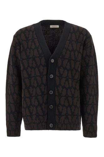 Embroidered Wool Cardigan - Valentino Garavani - Modalova