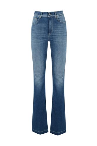 Olivia Bootcut Jeans In Stretch - Dondup - Modalova