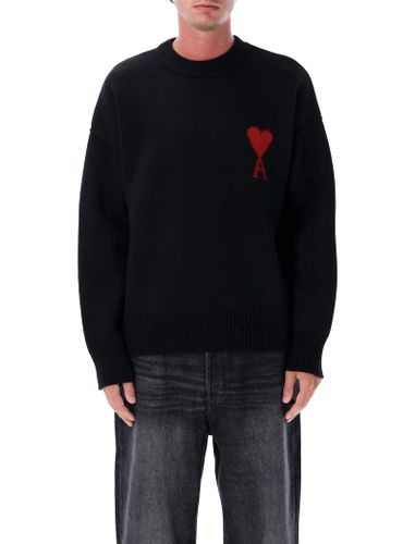 Ami Paris Wool Ami De Coeur Sweater - Ami Alexandre Mattiussi - Modalova