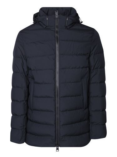 Herno Padded Blue Down Jacket - Herno - Modalova