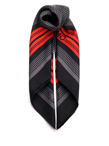 Ferragamo Stripe Printed Scarf - Ferragamo - Modalova