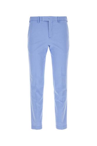 Light Blue Stretch Cotton Blend Pant - PT Torino - Modalova