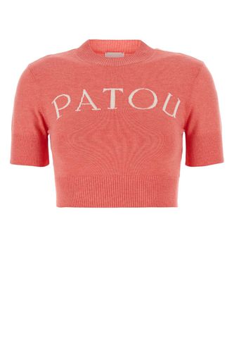 Patou Pink Cotton Blend Sweater - Patou - Modalova