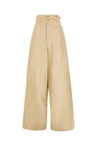 Quira Beige Cotton Pants - Quira - Modalova