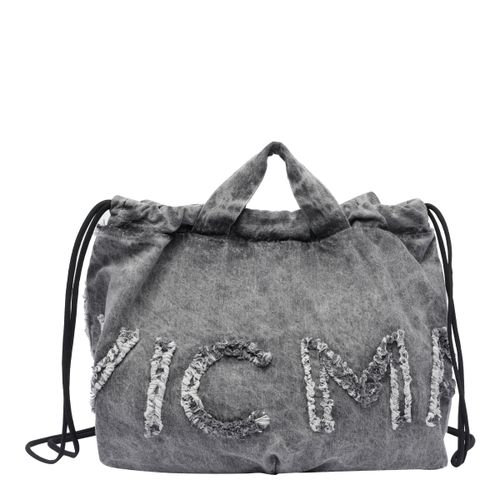Penelope Denim Logo Backpack Bag - Vic Matié - Modalova