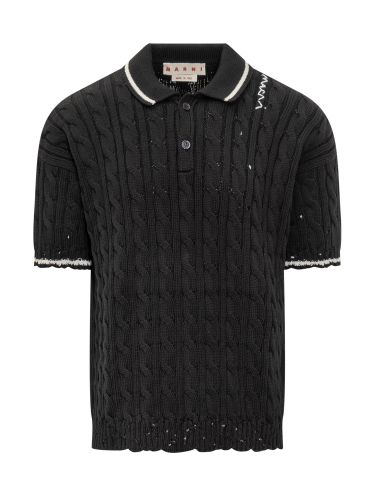 Marni Knitted Polo Shirt - Marni - Modalova