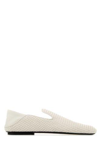 Ivory Leather Adamo Slippers - Bottega Veneta - Modalova