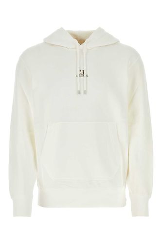 C. P. Company White Cotton Sweatshirt - C.P. Company - Modalova