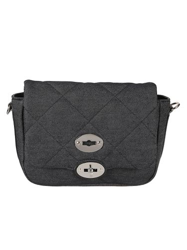 Ella Denim Padded Shoulder Bag - Zanellato - Modalova