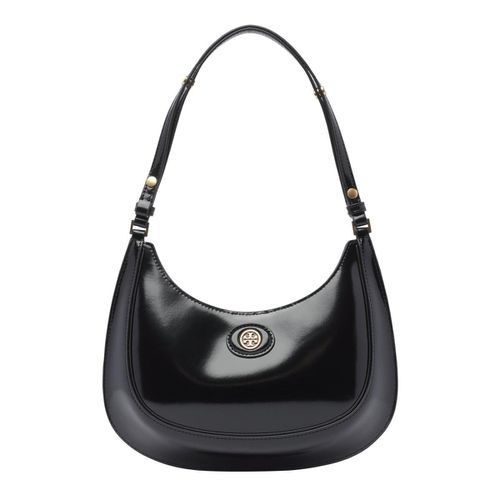 Logo Plaque Zipped Shoulder Bag - Tory Burch - Modalova