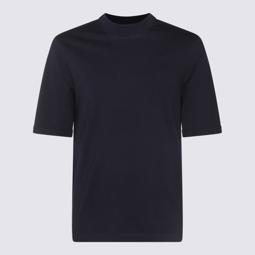 Dark Cotton T-shirt - Brunello Cucinelli - Modalova