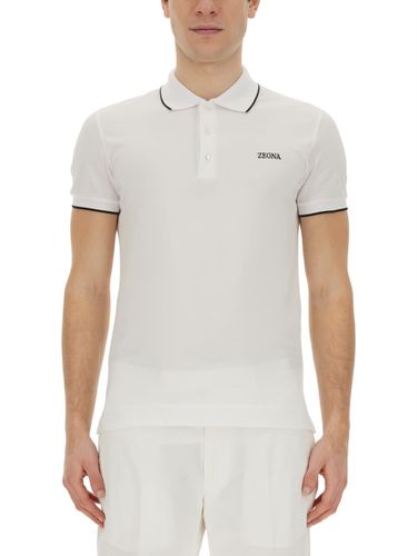 Zegna Polo With Logo - Zegna - Modalova