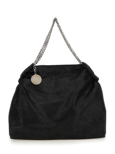 Shoulder Bag With Diamond-like Chain And Logo Charm On The Front In Ecoleather Woman - Stella McCartney - Modalova