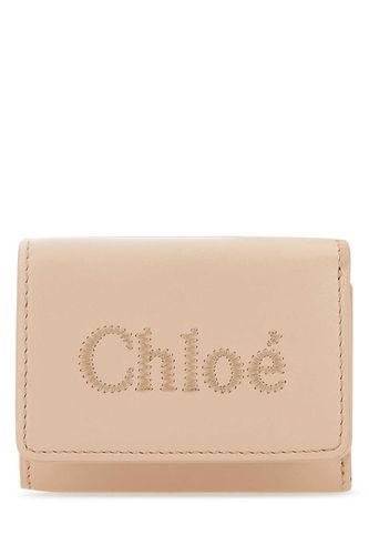 Chloé Powder Pink Leather Wallet - Chloé - Modalova