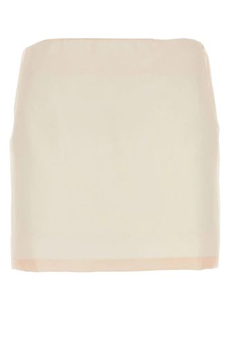 Pastel Pink Silk Adelchi1234 Mini Skirt - SportMax - Modalova