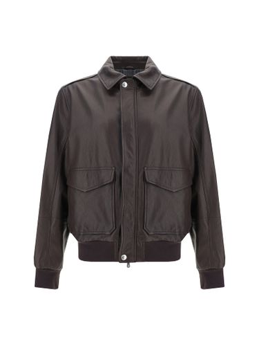 Brunello Cucinelli Leather Jacket - Brunello Cucinelli - Modalova