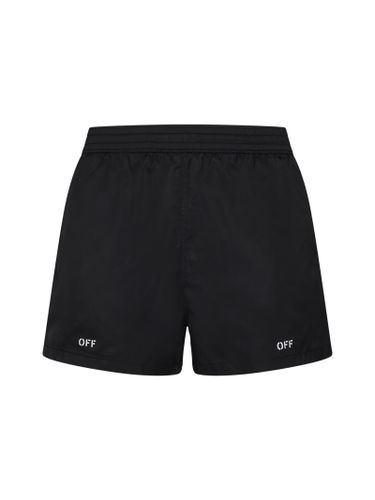 Off-White Off Stamp Swimshorts - Off-White - Modalova