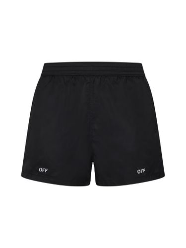 Off-White Swimsuit Trunks - Off-White - Modalova