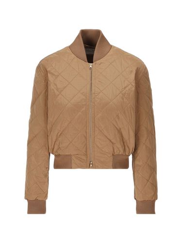 Cropped Taffeta Bomber Jacket - Max Mara - Modalova