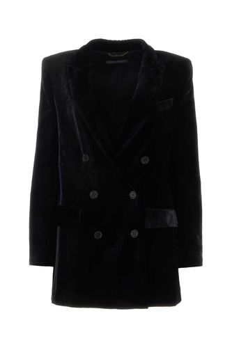 Black Velvet Blazer - Alberta Ferretti - Modalova