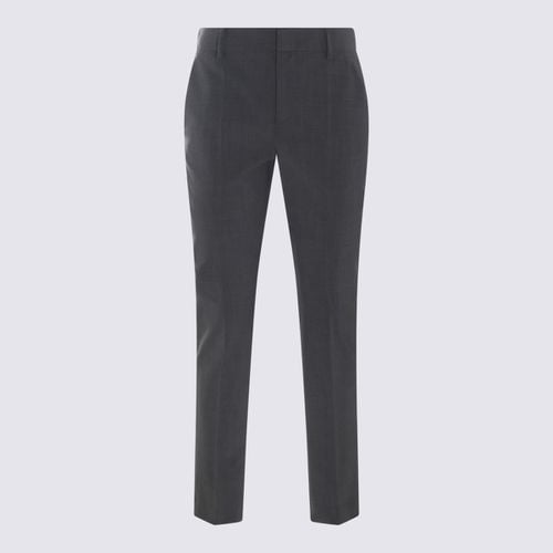 Dark Grey Wool Blend Trousers - Brunello Cucinelli - Modalova