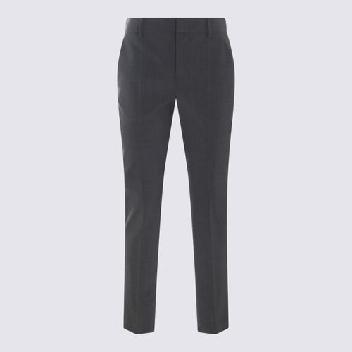 Dark Grey Wool Blend Trousers - Brunello Cucinelli - Modalova