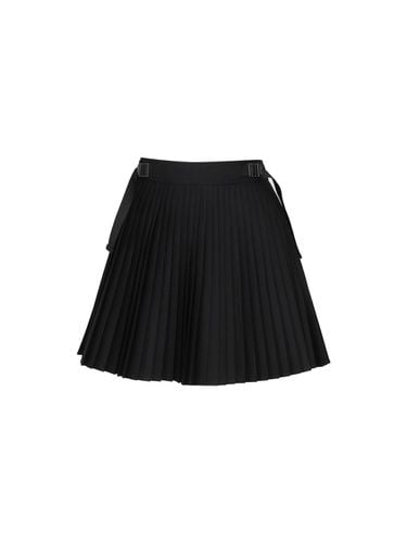 Logo Engraved Pleated Mini Skirt - Christian Dior - Modalova