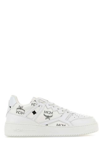 MCM Printed Canvas Terrain Sneakers - MCM - Modalova