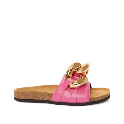 J. W. Anderson Leather Flat Sandals - J.W. Anderson - Modalova