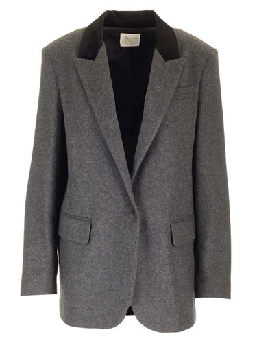 Forte_Forte Wool Cloth Jacket Contrasting Velvet Rever - Forte Forte - Modalova