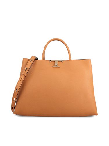 T Timeless Medium Leather Shopping Bag - Tod's - Modalova