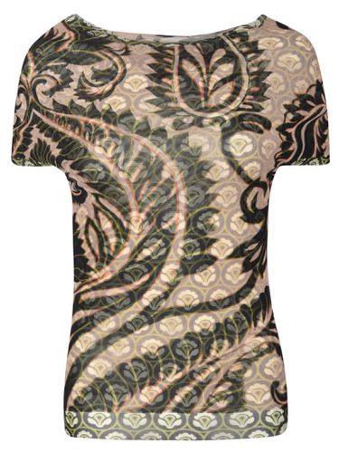 Etro Monogram Print T-shirt - Etro - Modalova