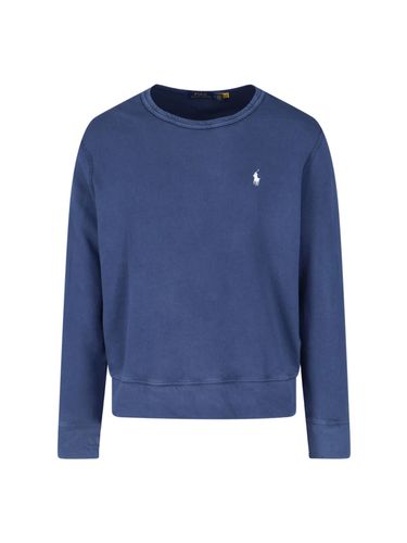 Logo Round Neck Sweatshirt - Polo Ralph Lauren - Modalova