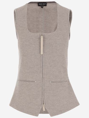 Giorgio Armani Cashmere Blend Vest - Giorgio Armani - Modalova