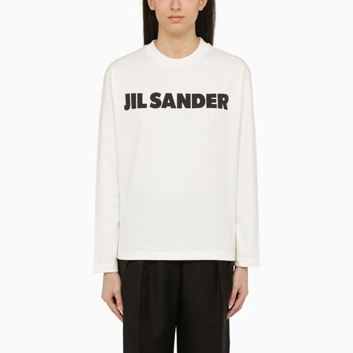 White Long-sleeved T-shirt - Jil Sander - Modalova