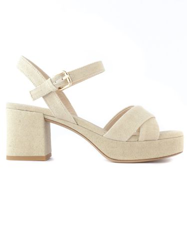 Cotton Denim Tella Sandal - Roberto Festa - Modalova