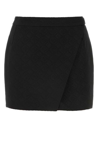 Stretch Viscose Blend Mini Skirt - Marine Serre - Modalova