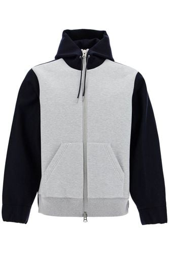 Sacai Drawstring Zip-up Hoodie - Sacai - Modalova