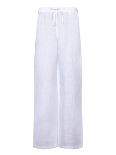 Wide-leg Linen Trousers - 120% Lino - Modalova