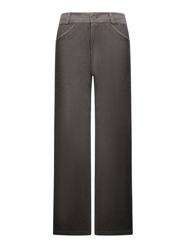 Palazzo Trousers In Stretch Cotton And Viscose Corduroy - Transit - Modalova